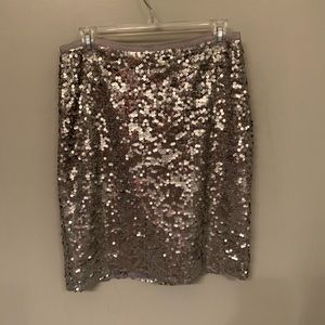 J.Crew Sequin Pencil Skirt
